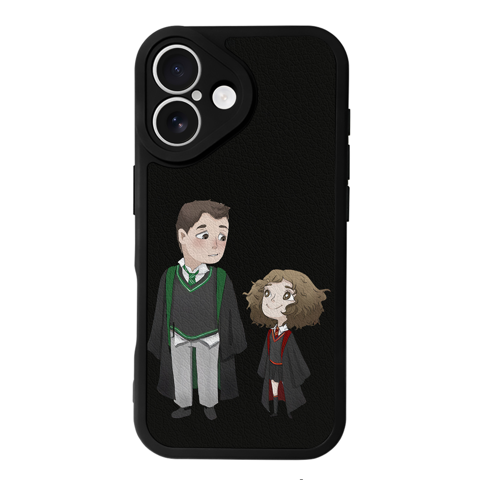 （画像用） Harry Potter ハリー・ポッターシリーズ 【iPhone 16シリーズ対応】シリコンスマホケース（レザー調） 材質：シリコン